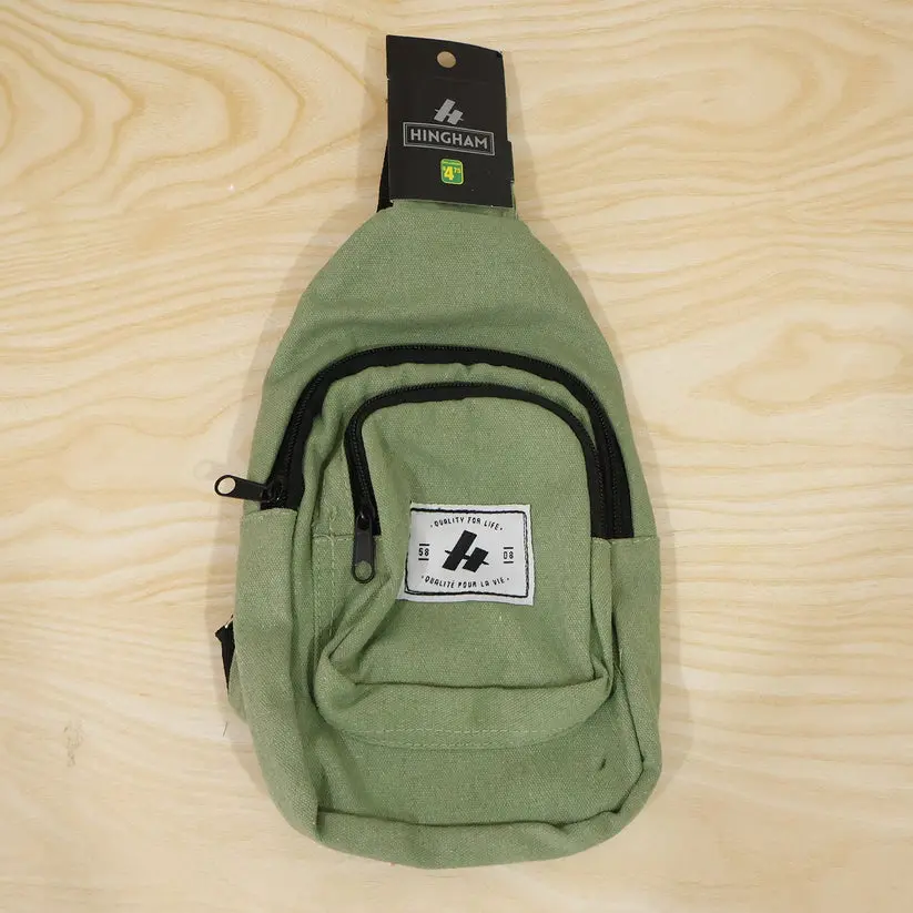 Multi Pocket Sling Crossbody Chest Bag Compact Canvas Bag 7.webp