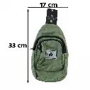 Multi Pocket Sling Crossbody Chest Bag Compact Canvas Bag 5.webp