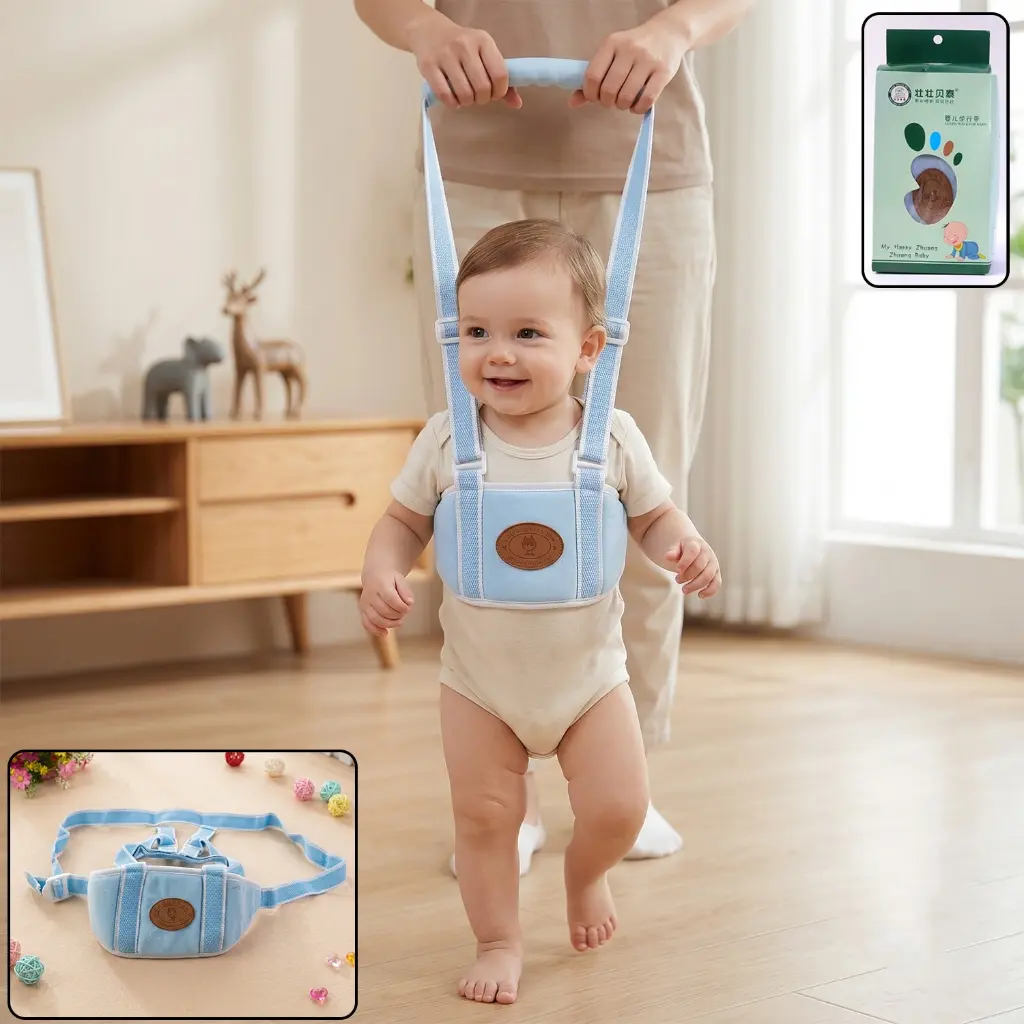 Baby Walking Assist Belt Toddler Learning Walk Harness With Handle.webp