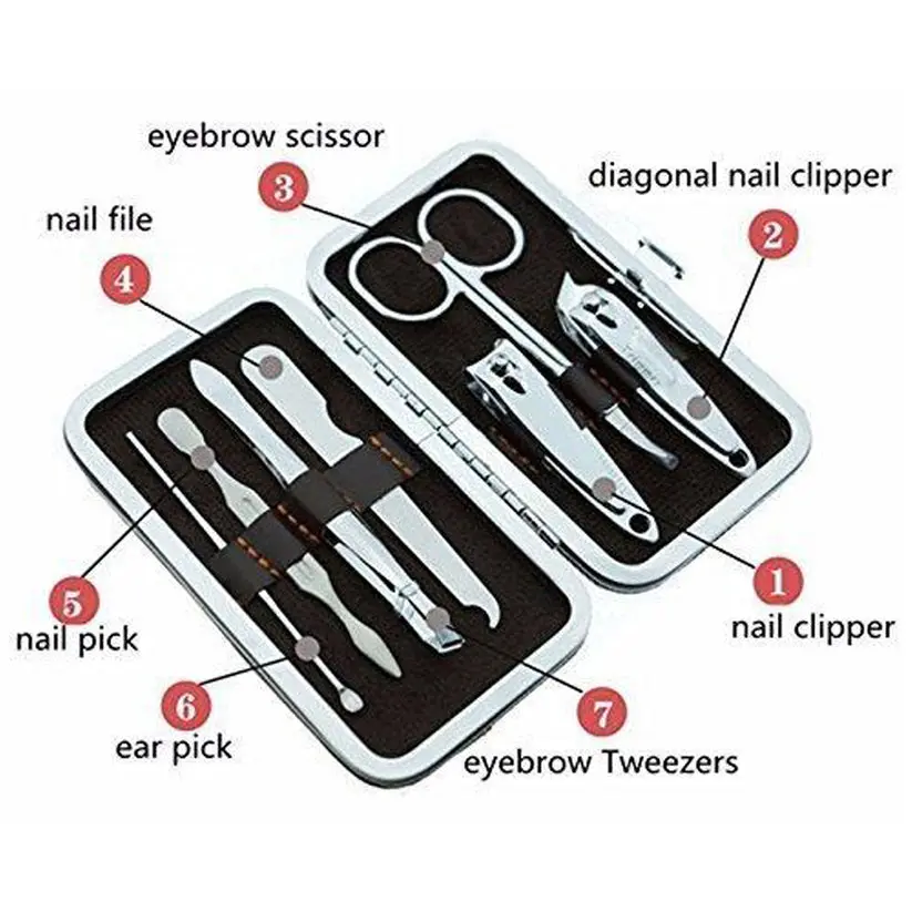 Manicure Pedicure Kit – 7-in-1 Nail Care Set 6.webp