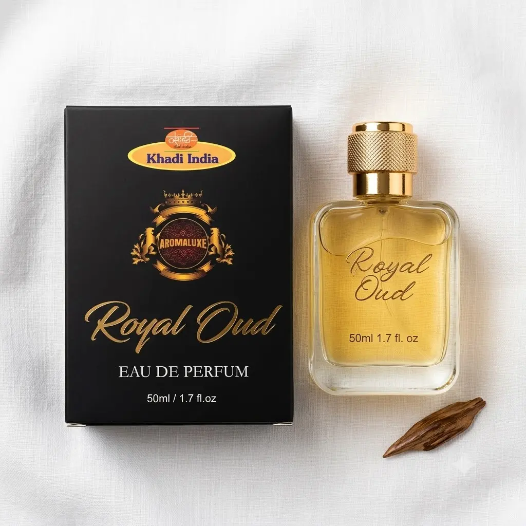 Aromaluxe Khadi India Royal Oud Eau De Parfum - 50ml 2.webp