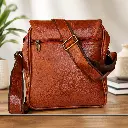Trendy Unisex PU Leather Sling Bag Crossbody Messenger Bag for Men & Ladies 3.webp