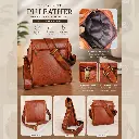 Trendy Unisex PU Leather Sling Bag Crossbody Messenger Bag for Men & Ladies 2.webp