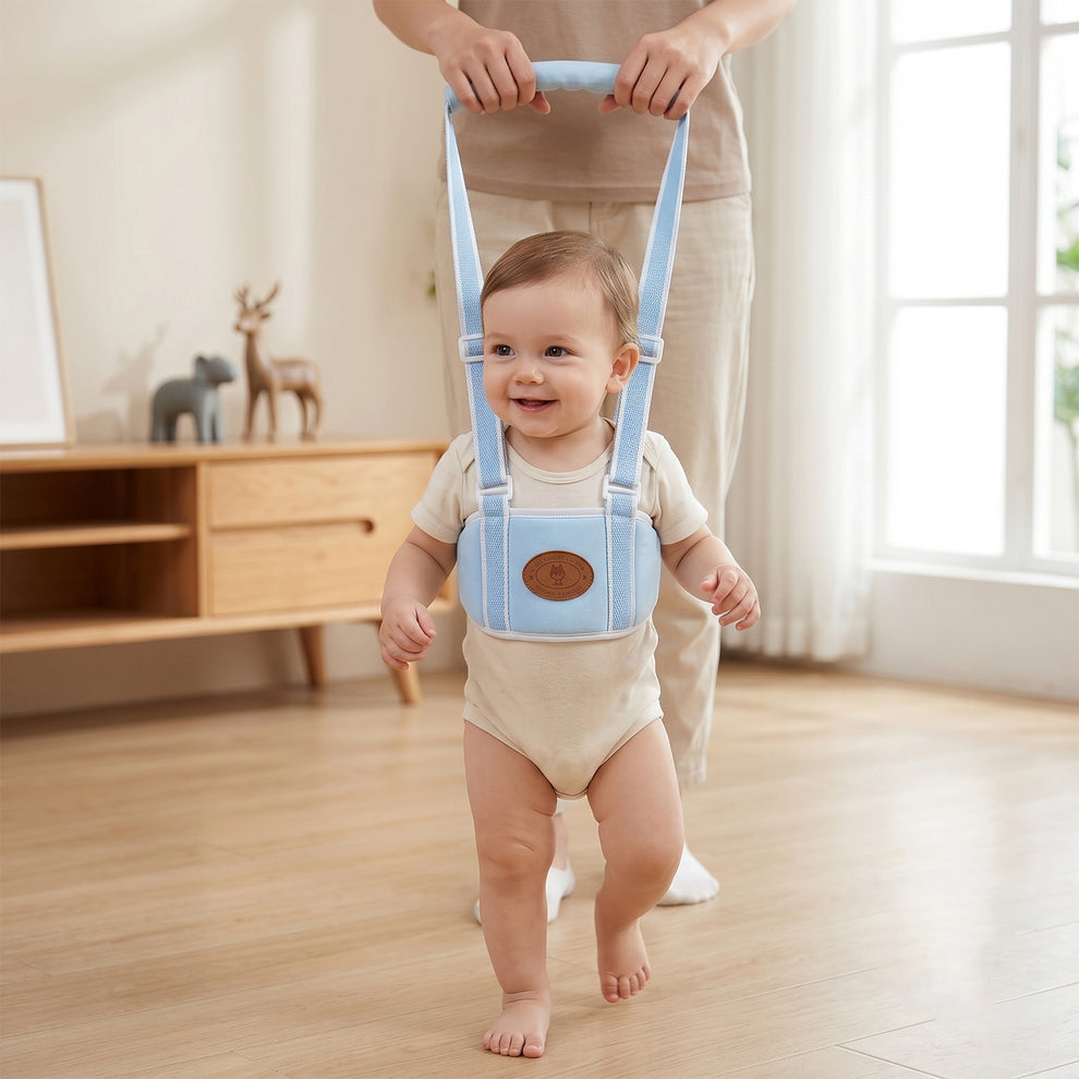 Baby Walking Assist Belt Toddler Learning Walk Harness With Handle (1 Pc)