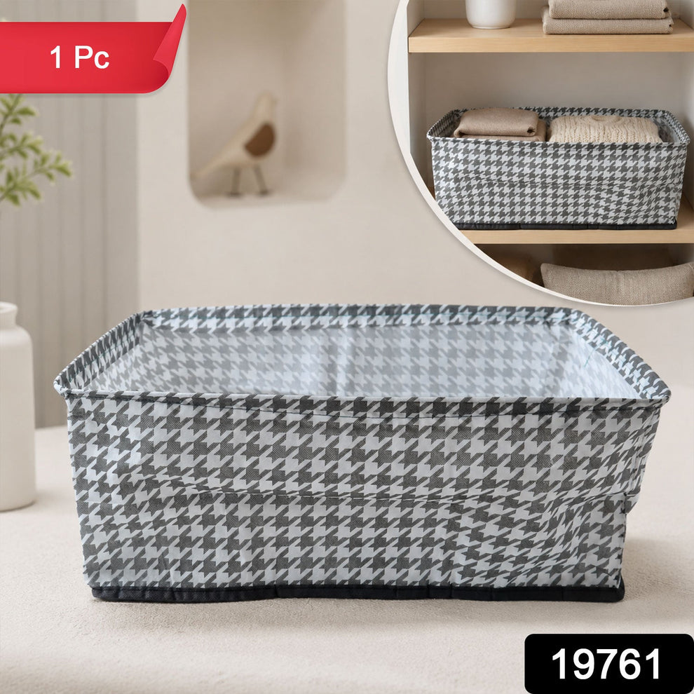 Foldable Cloth Organizer Basket Fabric Storage Box For Clothes Toys