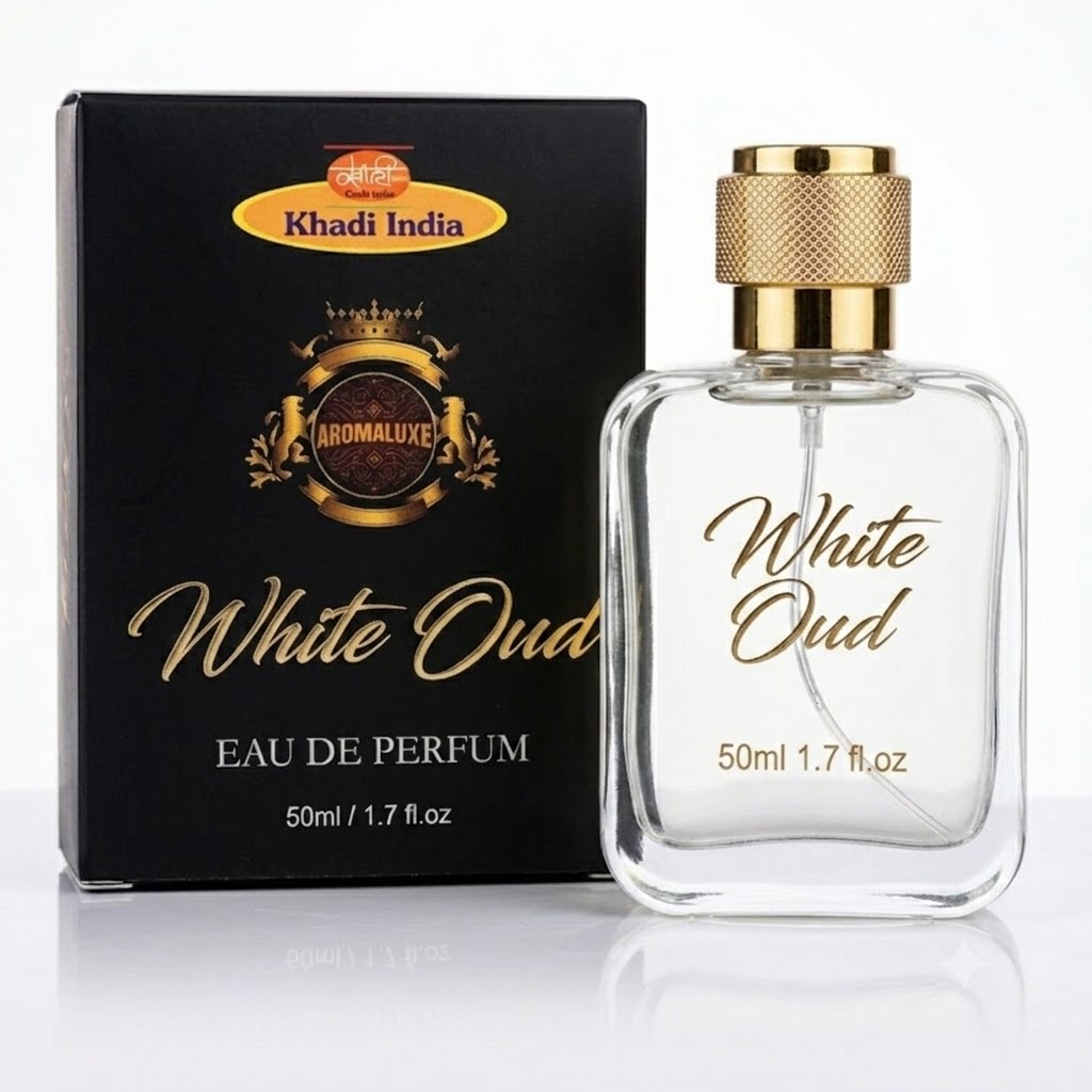 White Oudh Luxury Perfume for Men & Women – Long Lasting Eau De Parfum (50 ML)