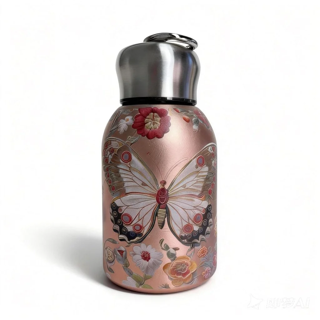 Mini Water Bottle 300ml Small Portable Stainless Steel Vacuum Insulated Tumbler Cup for Boys, Girls, School, Office Double Wall Leakproof Hot & Cold Thermal Flask